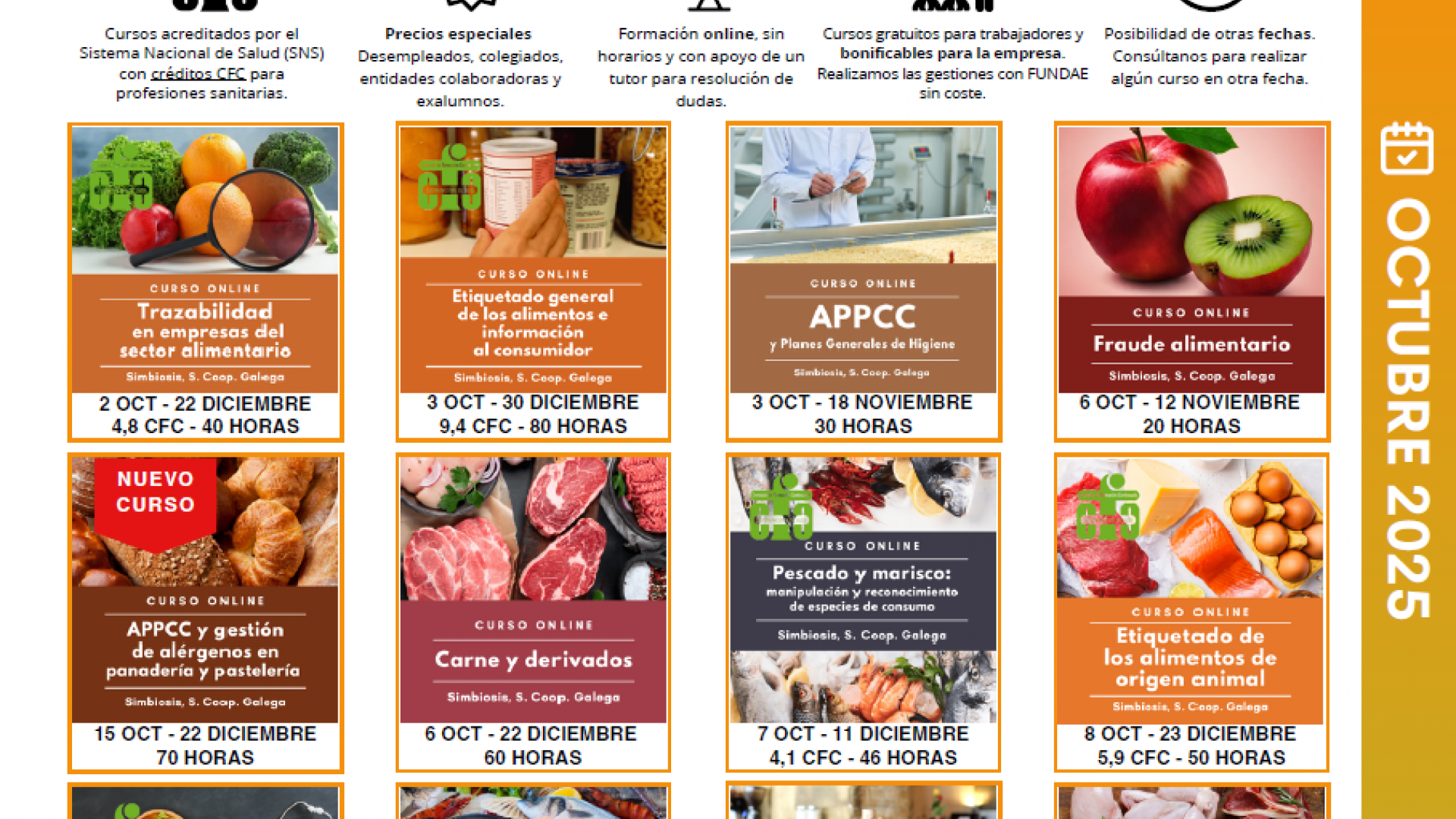 Cursos simbiosis Octubre 2025