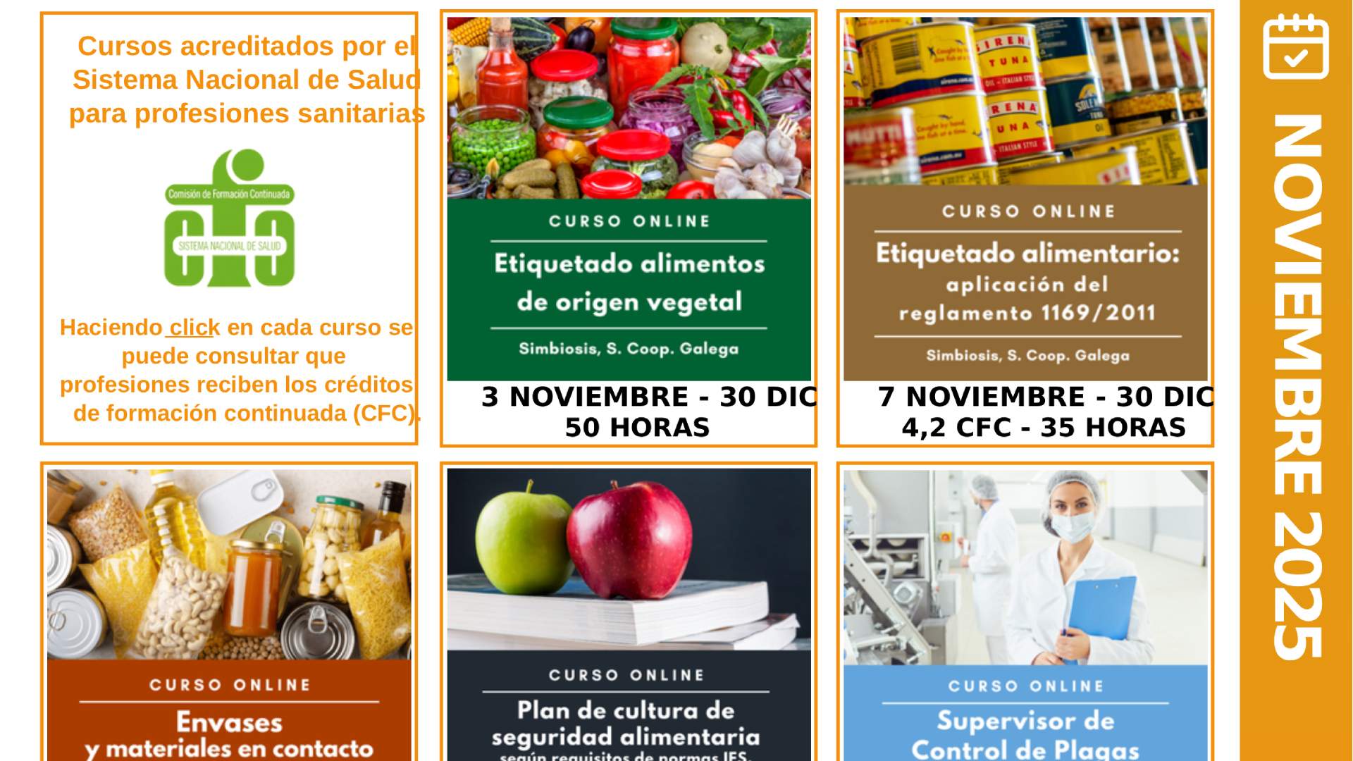 Cursos simbiosis Noviembre 2025