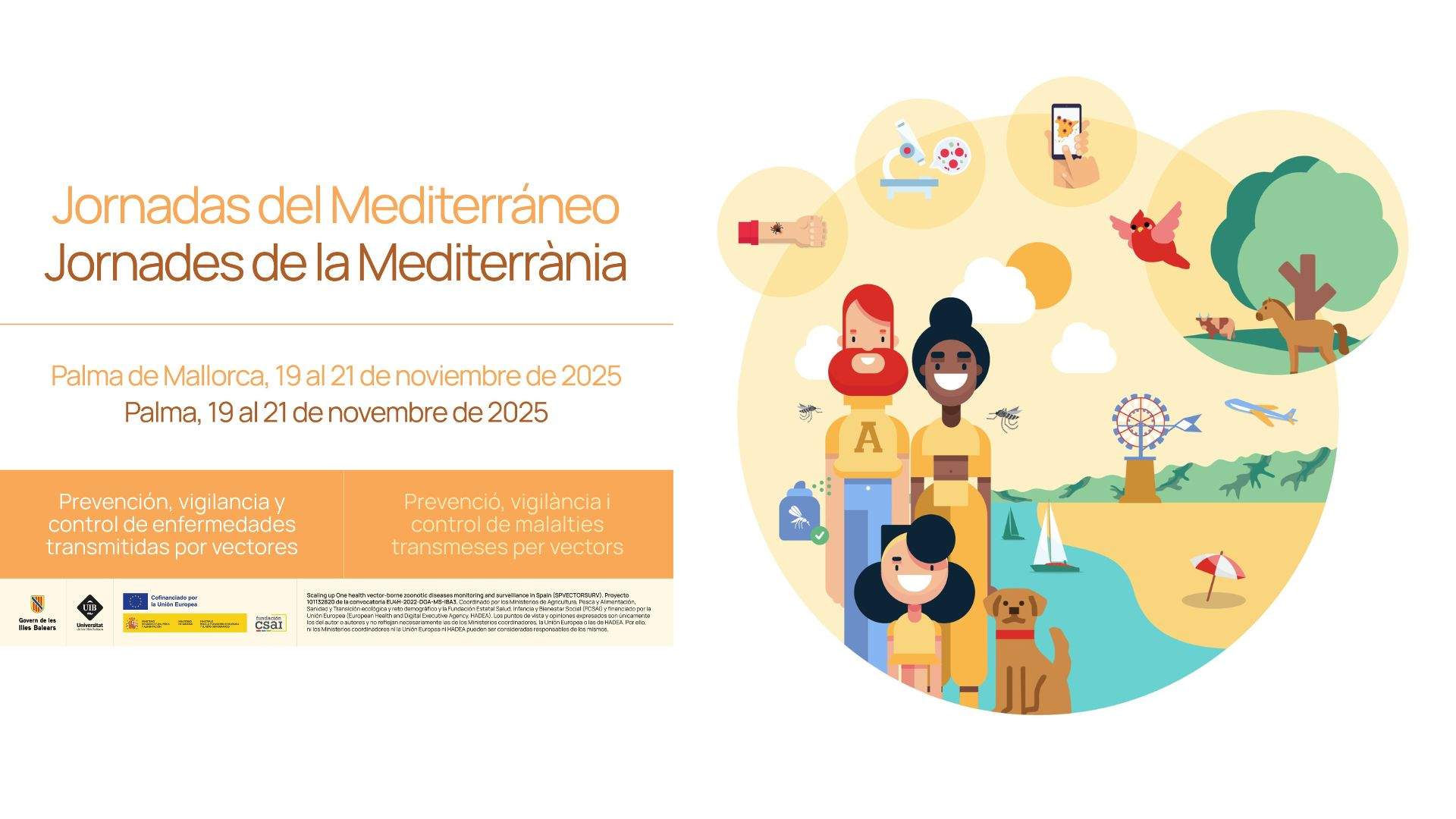 Jornadas del Mediterráneo: Prevención, vigilancia y control de enfermedades transmitidas por vectores
