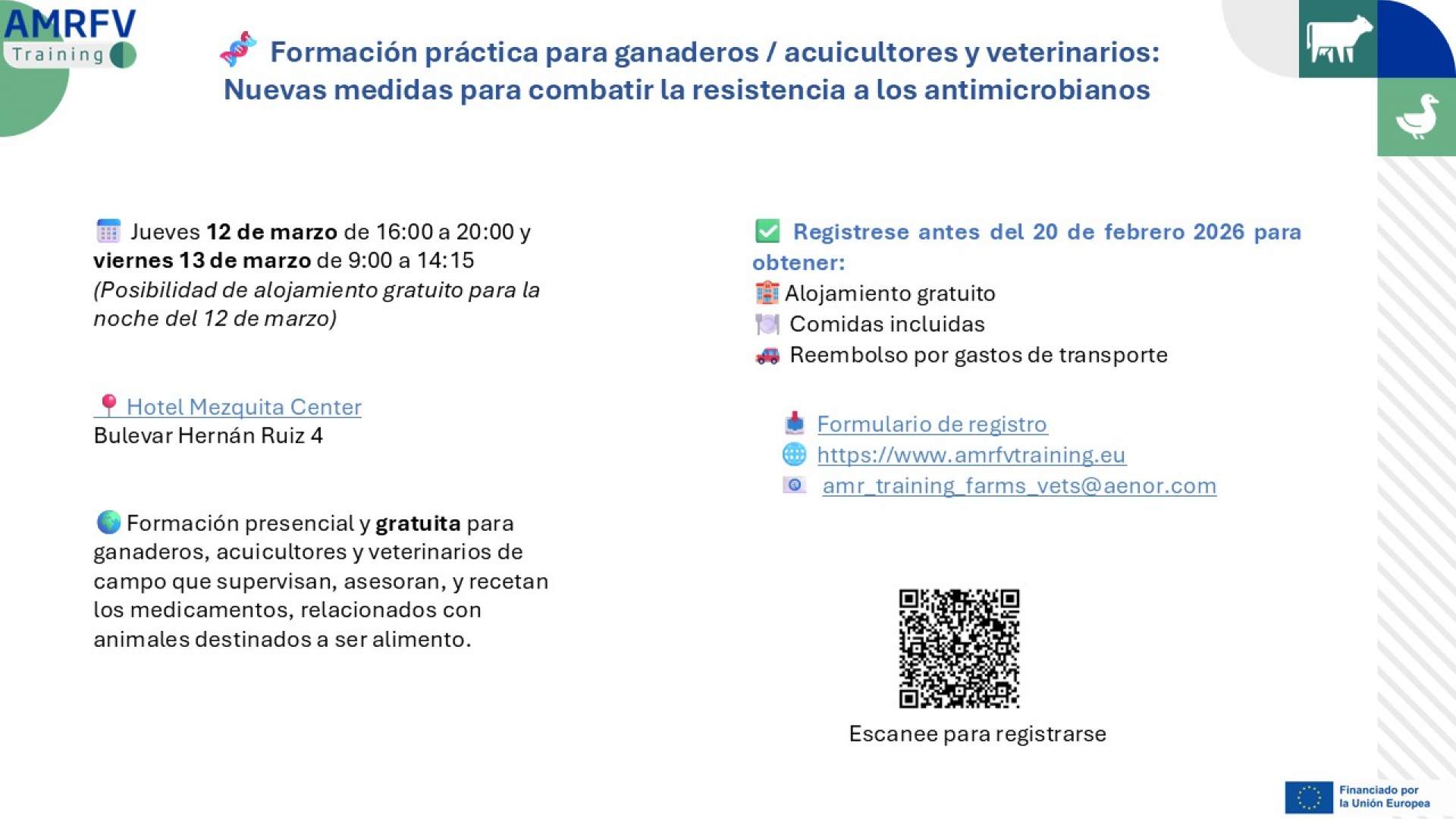 Formación práctica sobre resistencia a los antimicrobianos para ganaderos y veterinarios 2