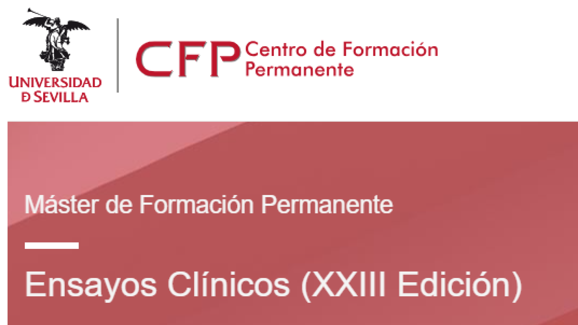 Máster de Ensayos Clínicos Edición XXIII