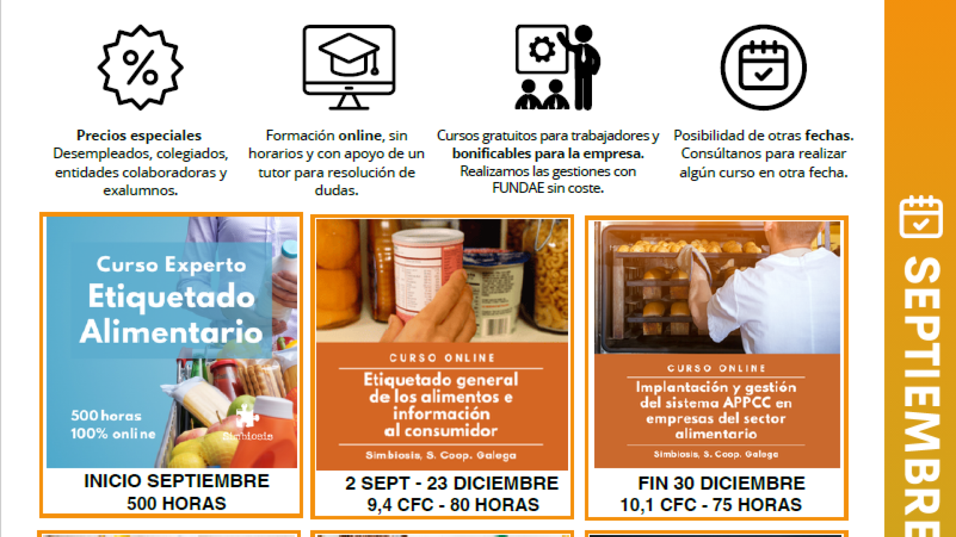 Cursos simbiosis Setembre 2026