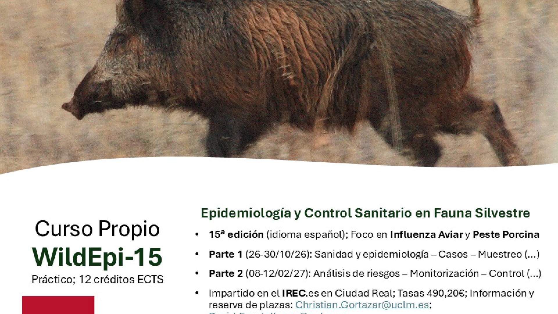 Epidemiologia i Control de Malalties en Fauna Silvestre