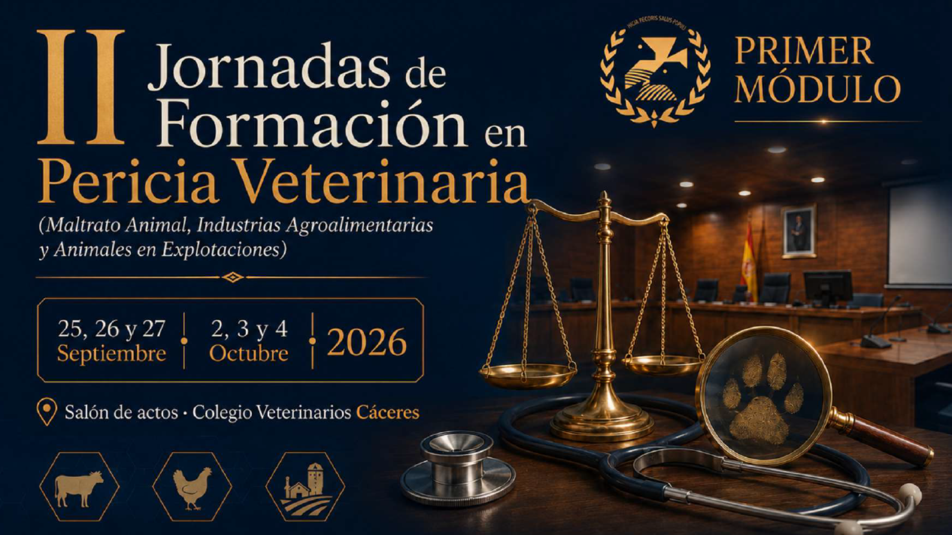 II Jornadas de Formación en Pericia Veterinaria