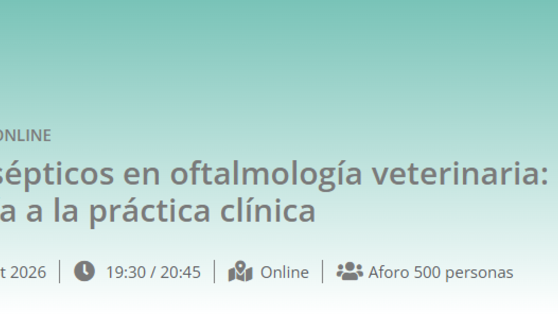 Antisépticos en oftalmología